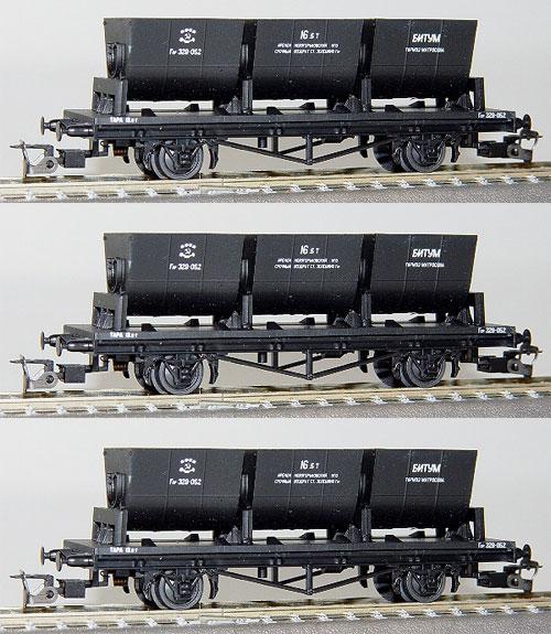 Set of 3 Bitumen transport cars<br /><a href='images/pictures/Peresvet/3400.jpg' target='_blank'>Full size image</a>